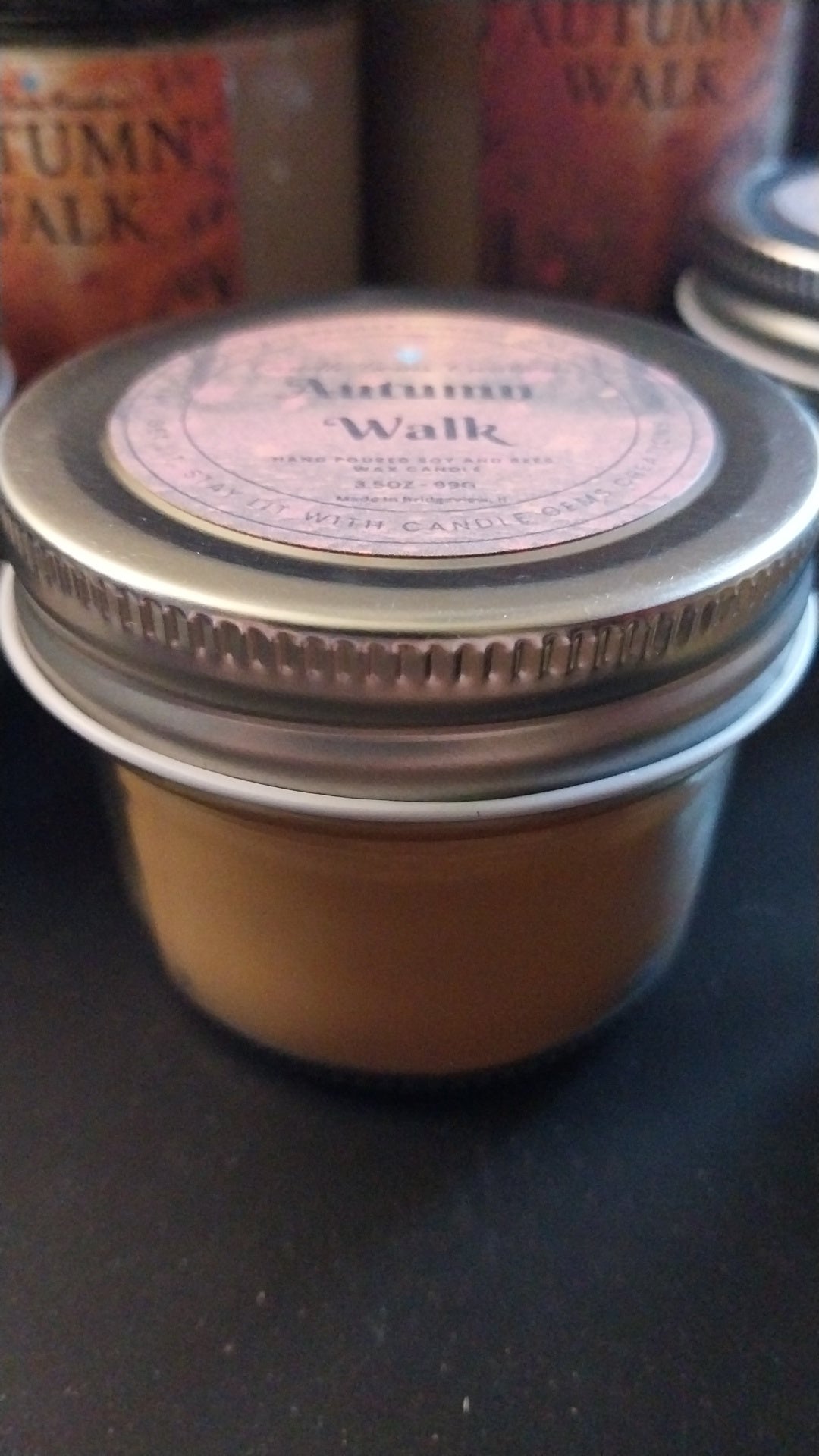 Autumn Walk Hand Poured Candle limited Fall edition