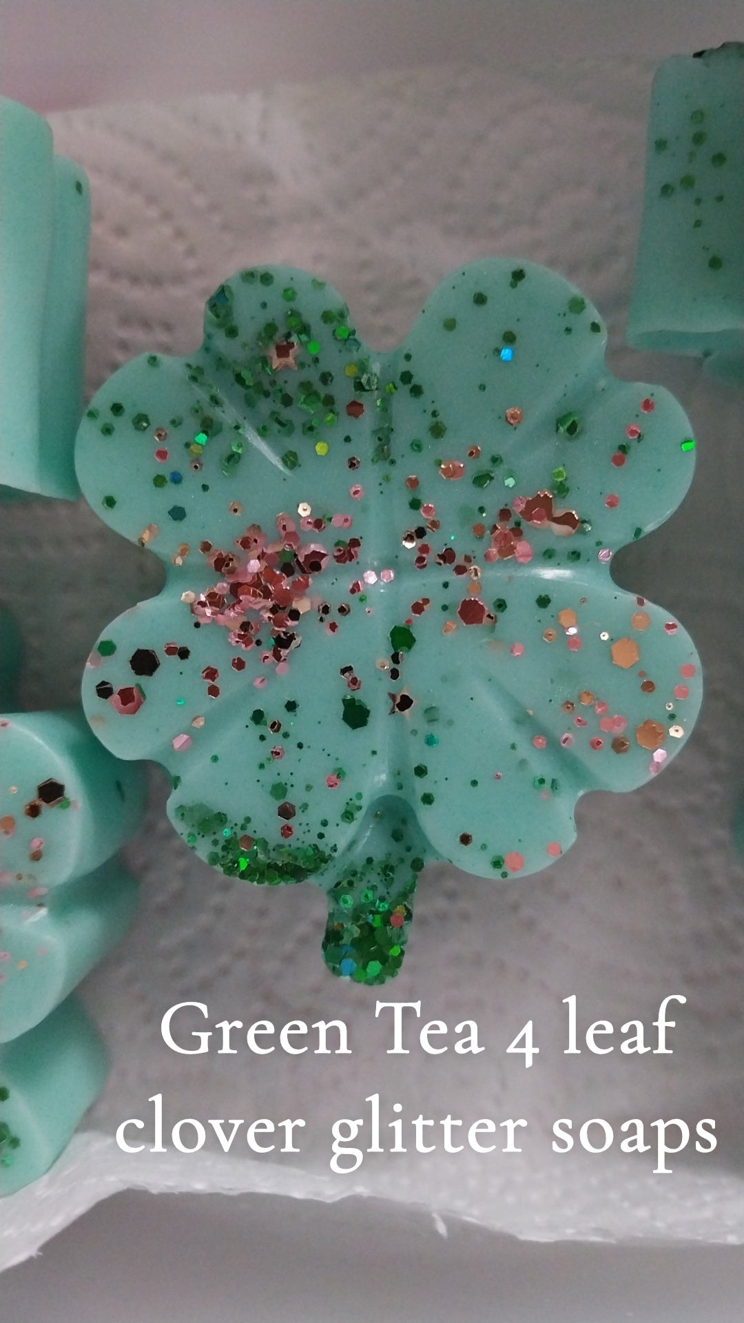 4 leaf clover soaps