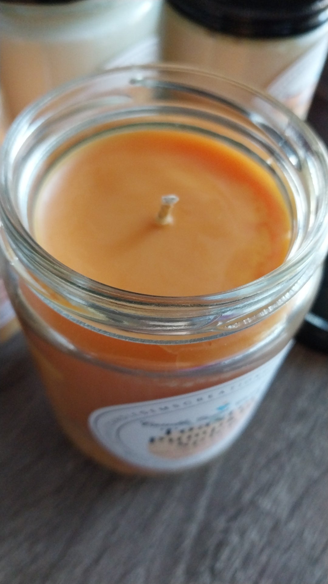 SALE Toasted Pumpkin Spice hand poured candle