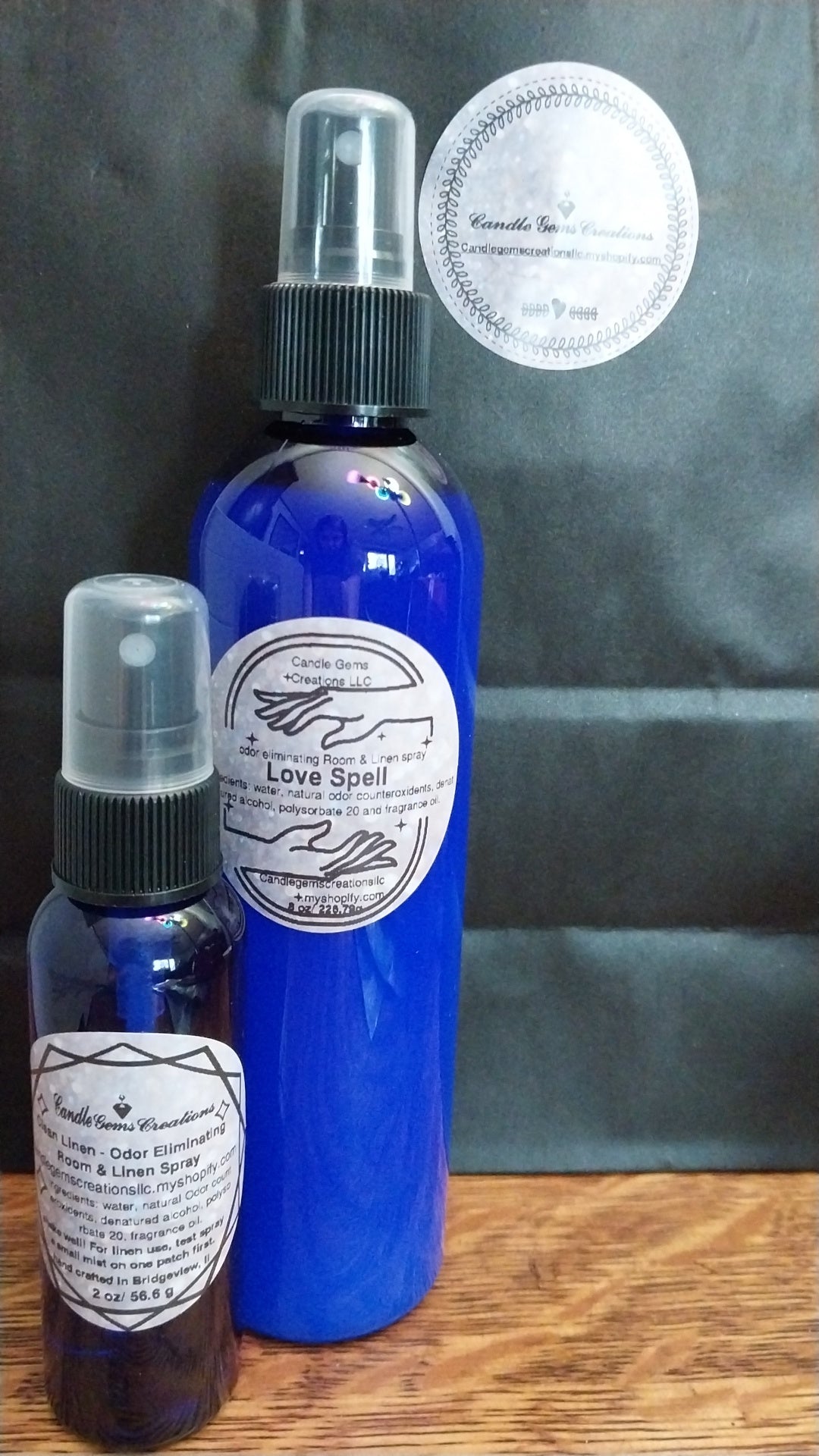 Odor Eliminating Room & Linen sprays