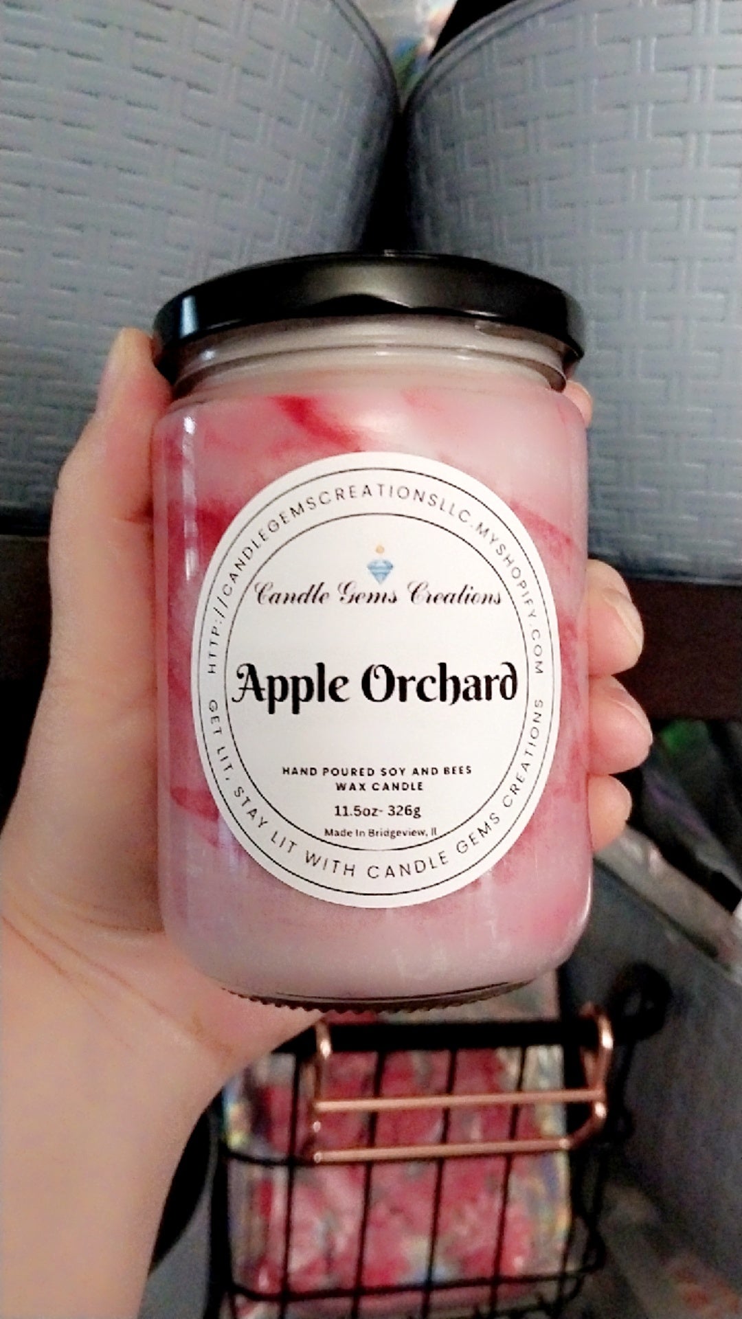 Apple Orchard hand poured candle