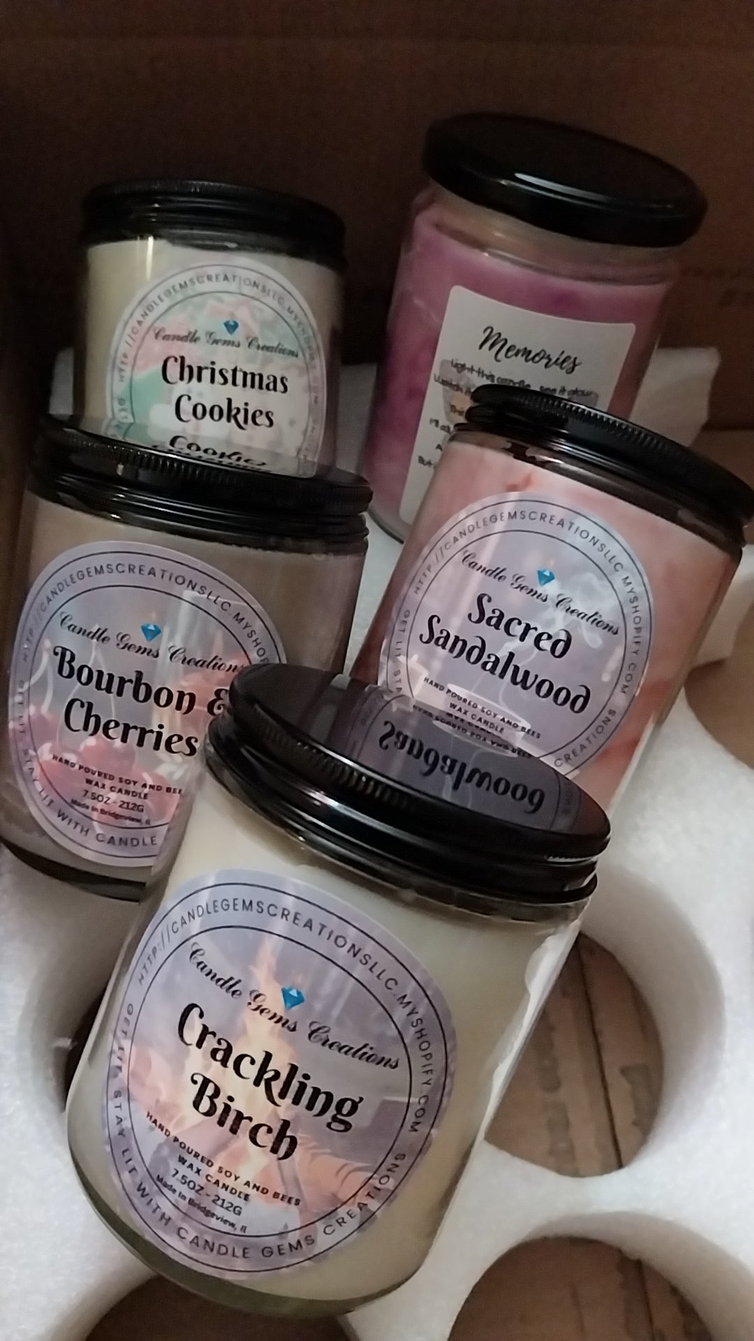 SALE Sacred Sandalwood hand poured candle