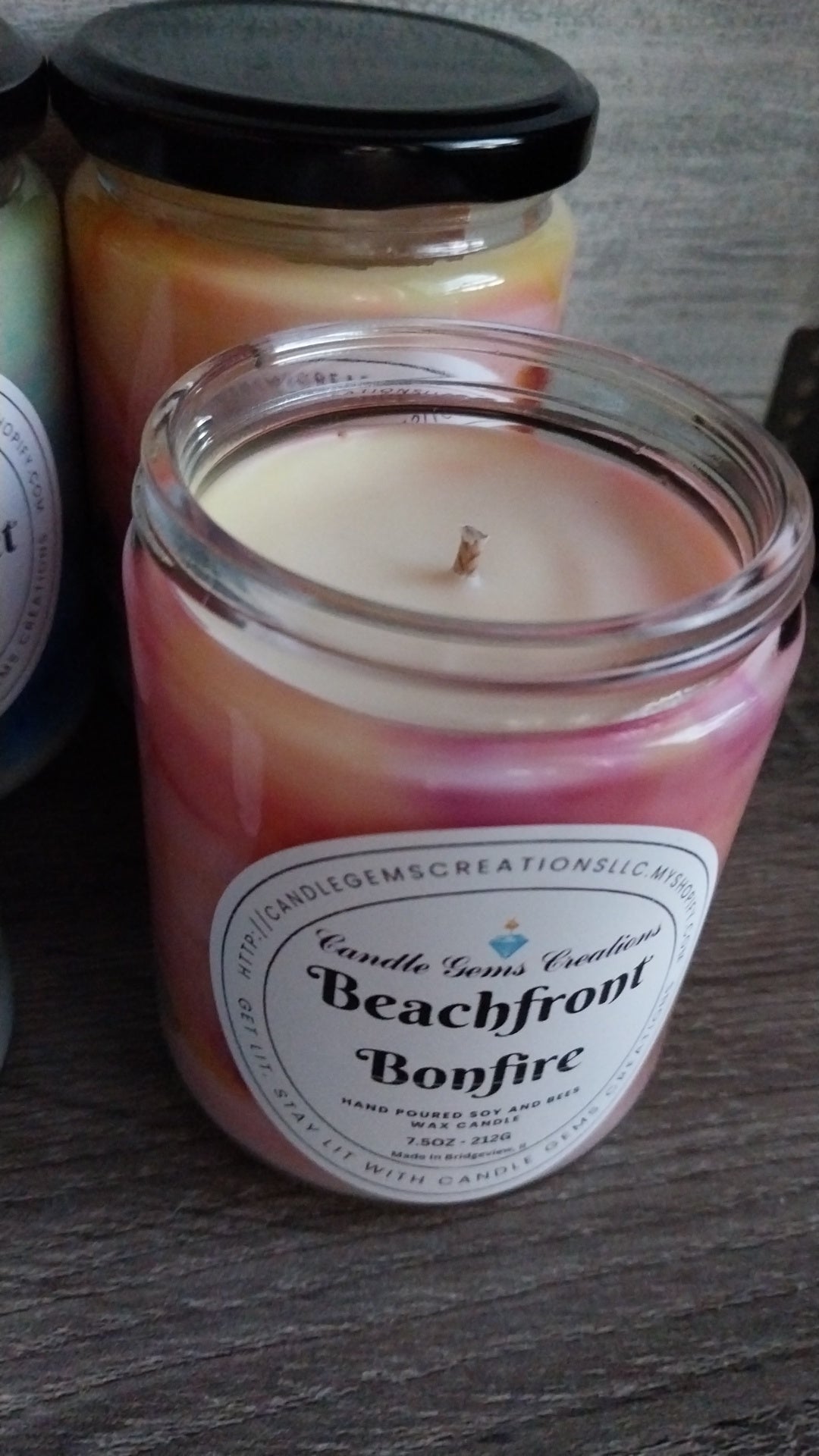 Beachfront Bonfire Candle Hand Poured limited edition candle