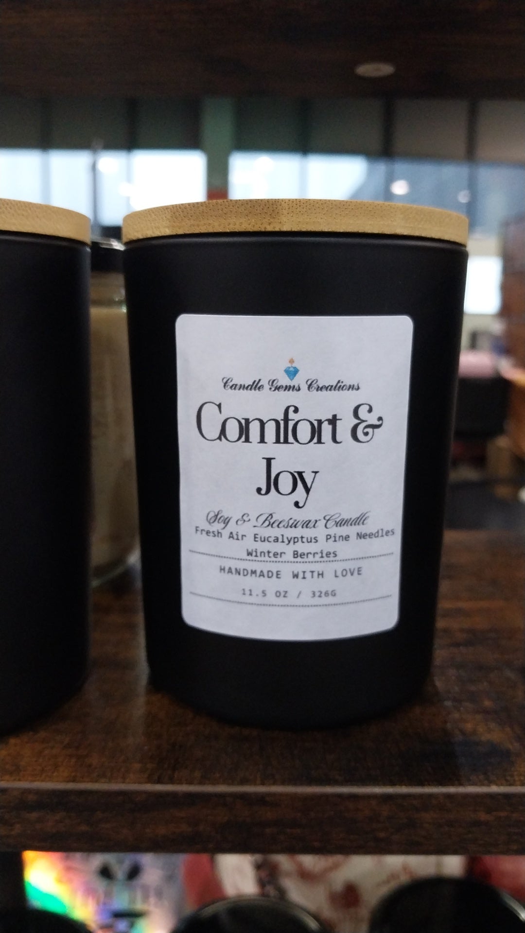 Comfort & Joy Luxury Matte Black Vessel