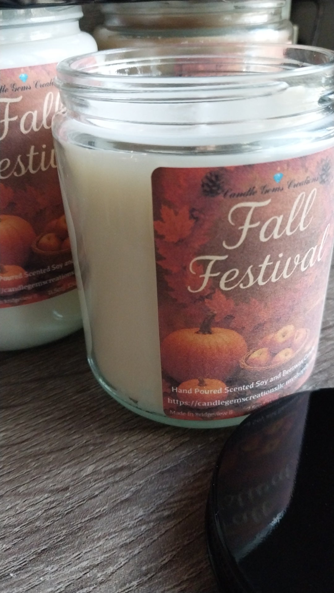 Fall Festival Hand Poured Candle limited Fall edition