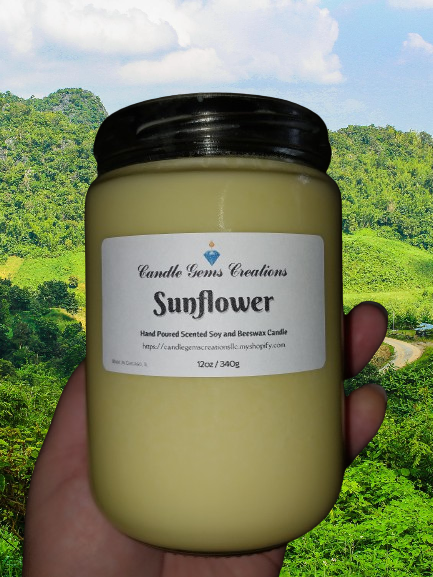 Sunflower - limited edition - Hand Poured Candle