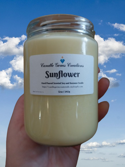 Sunflower - limited edition - Hand Poured Candle