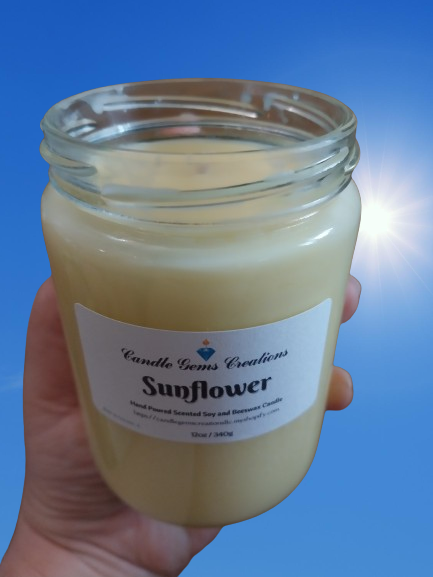 Sunflower - limited edition - Hand Poured Candle