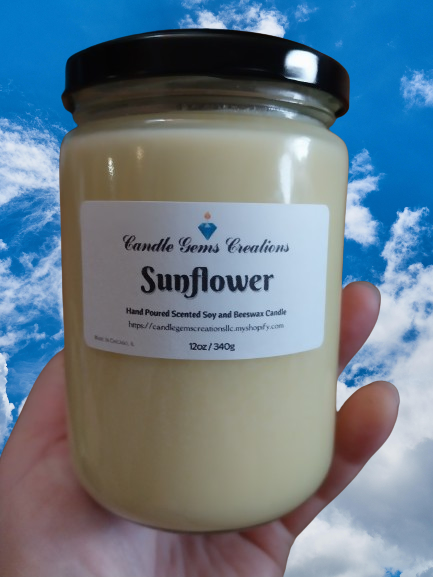 Sunflower - limited edition - Hand Poured Candle