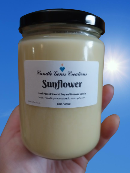 Sunflower - limited edition - Hand Poured Candle