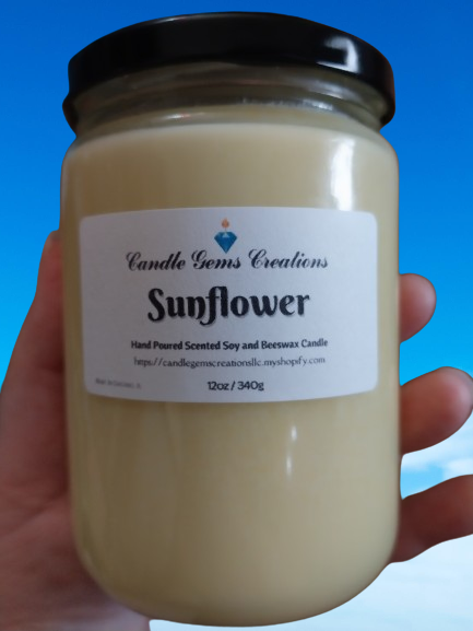 Sunflower - limited edition - Hand Poured Candle