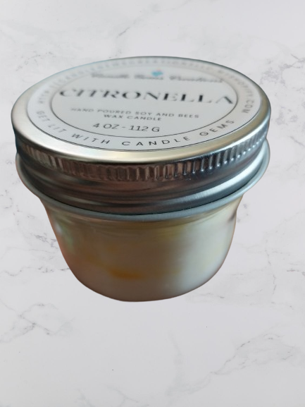 Citronella Candle Hand Poured