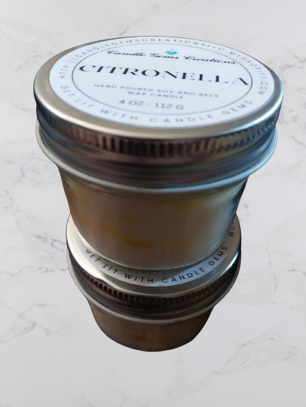 Citronella Candle Hand Poured