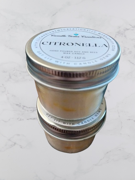 Citronella Candle Hand Poured