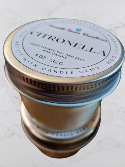 Citronella Candle Hand Poured