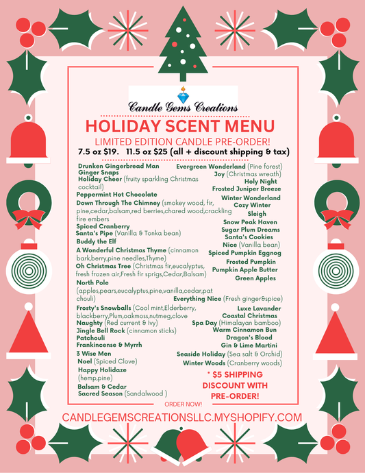 Limited edition holiday pre-order! Early Bird special