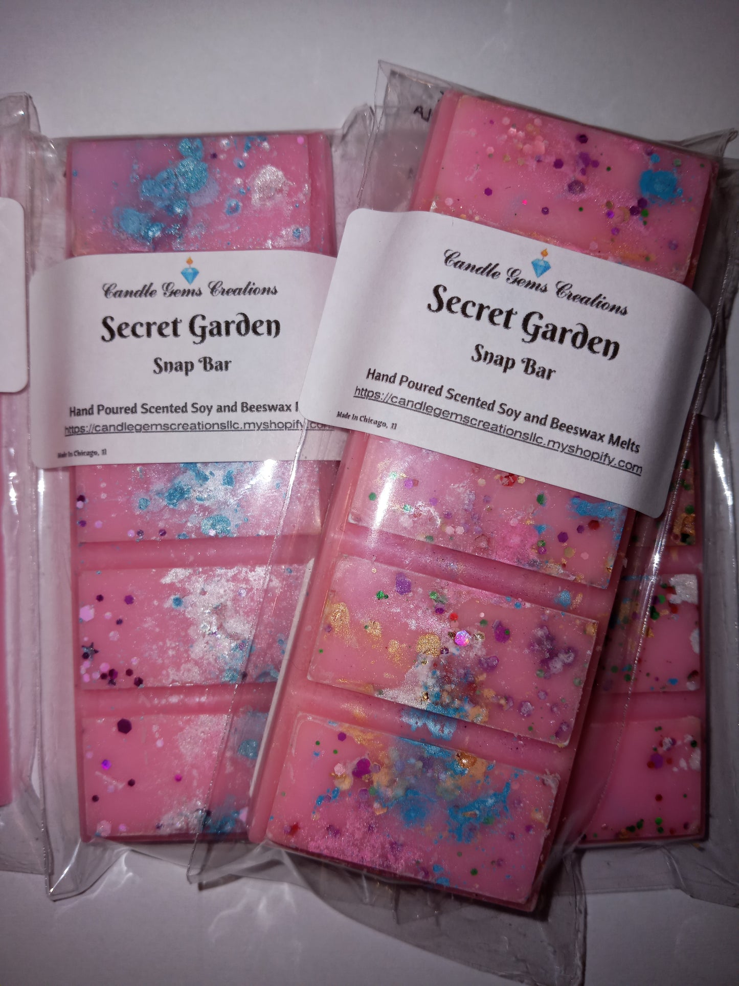 Secret Garden Soy and Beeswax Snap Bar Wax Melts