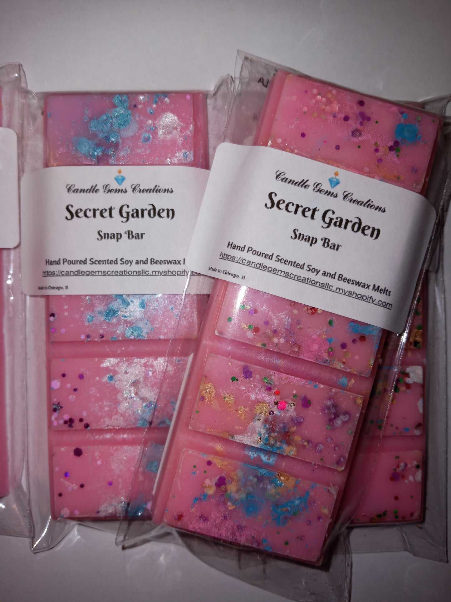 Secret Garden Soy and Beeswax Snap Bar Wax Melts