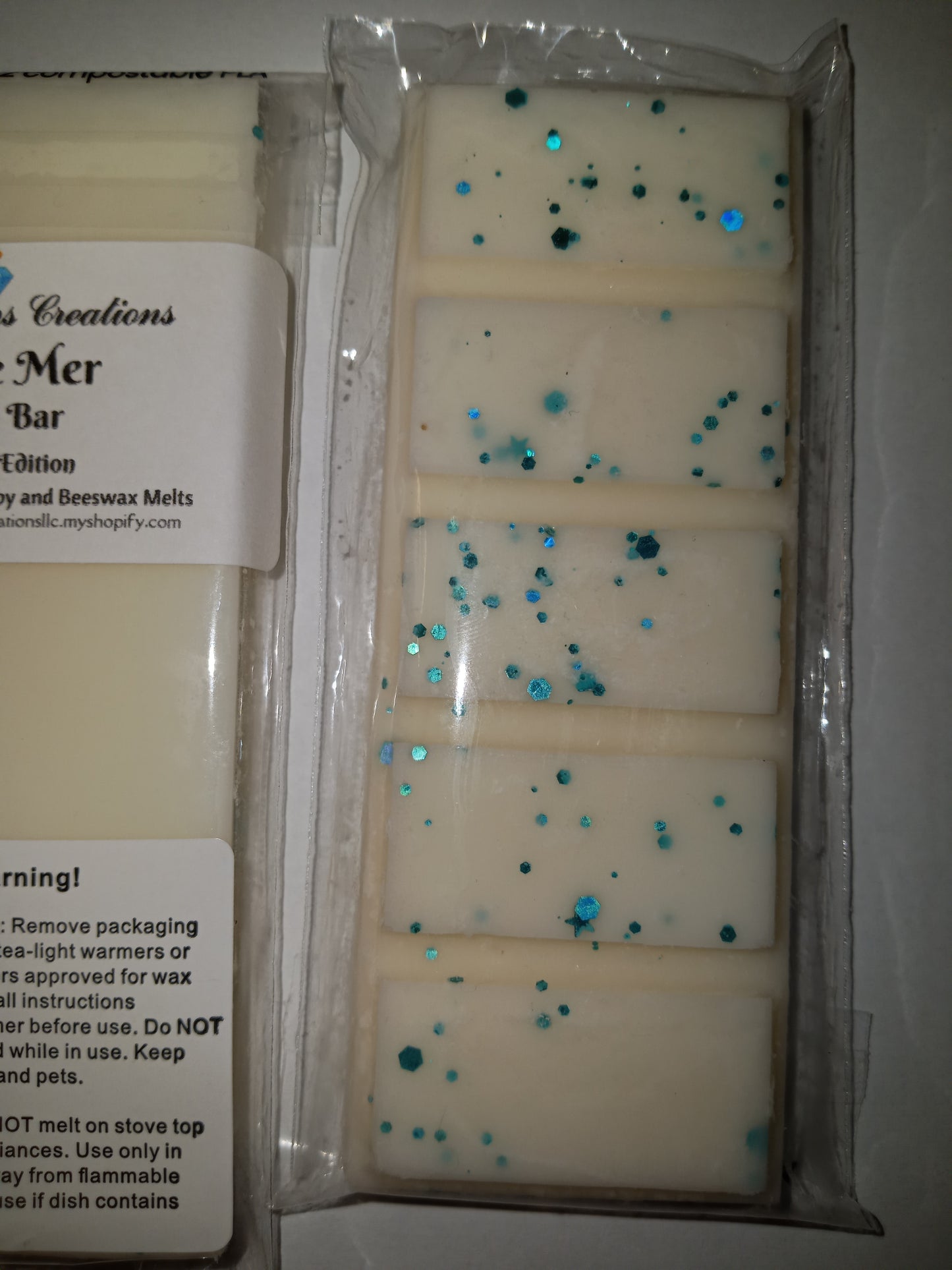 Sel De Mer Soy and Beeswax Snap Bar Wax Melts