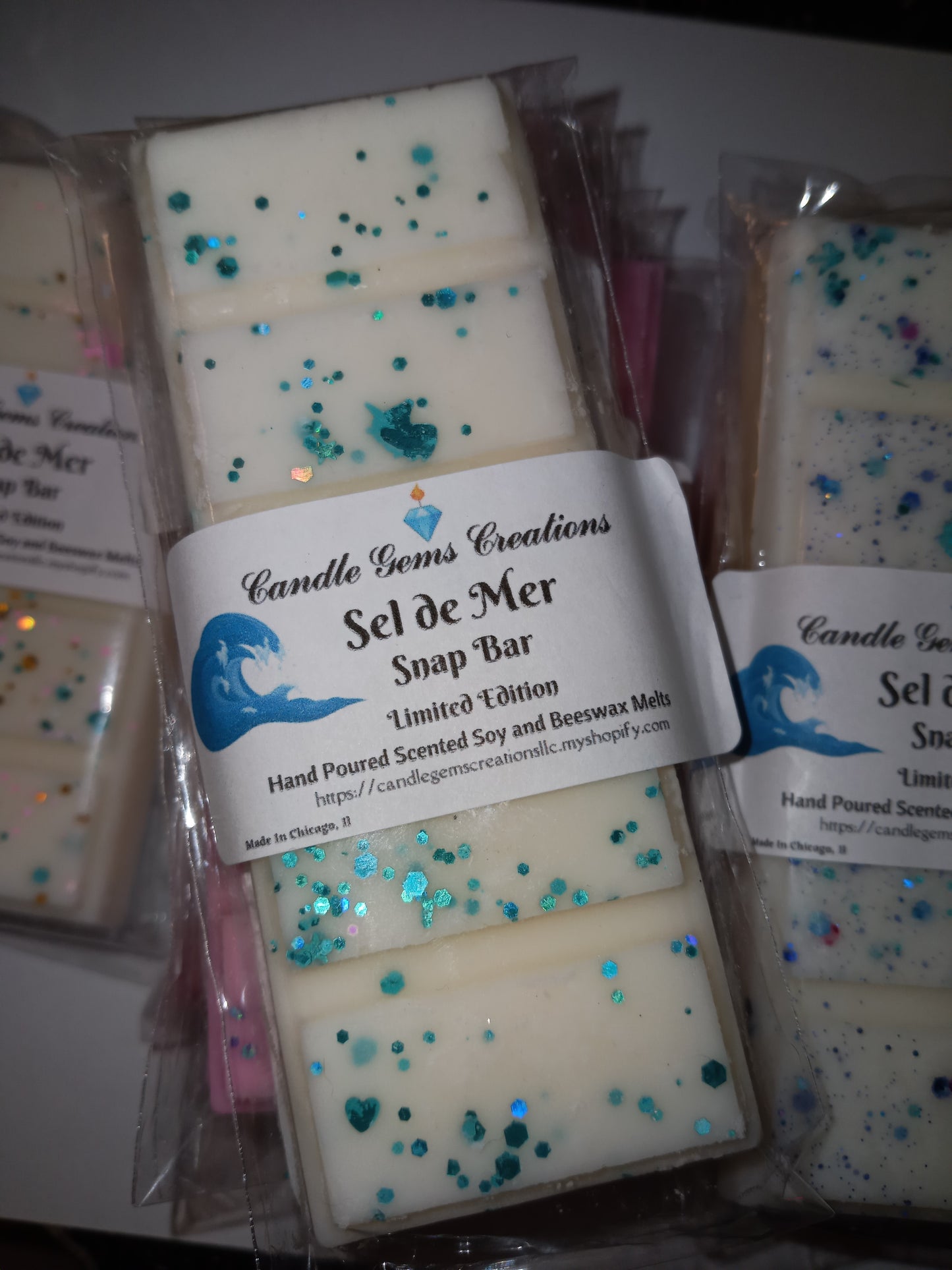 Sel De Mer Soy and Beeswax Snap Bar Wax Melts