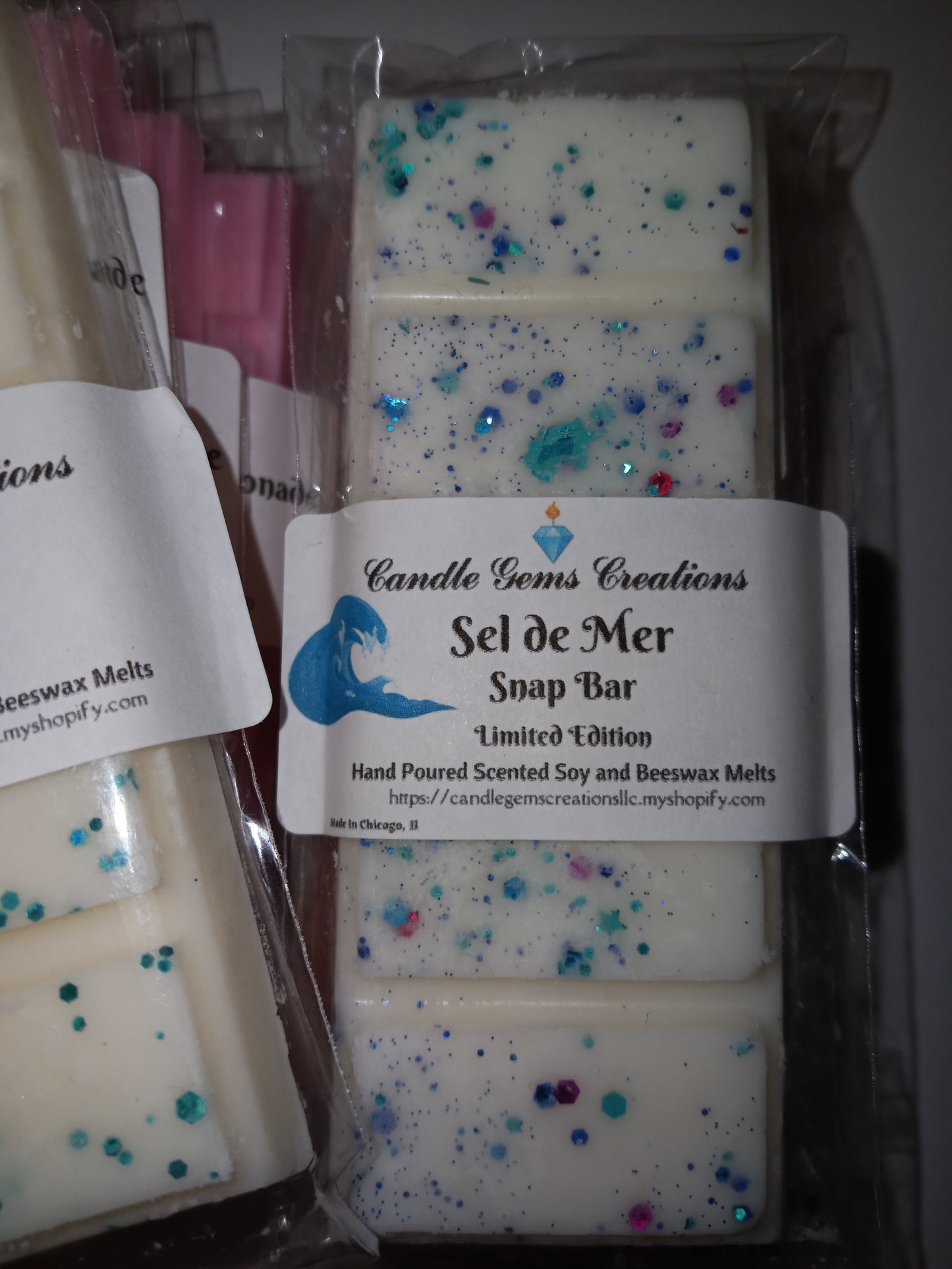 Sel De Mer Soy and Beeswax Snap Bar Wax Melts