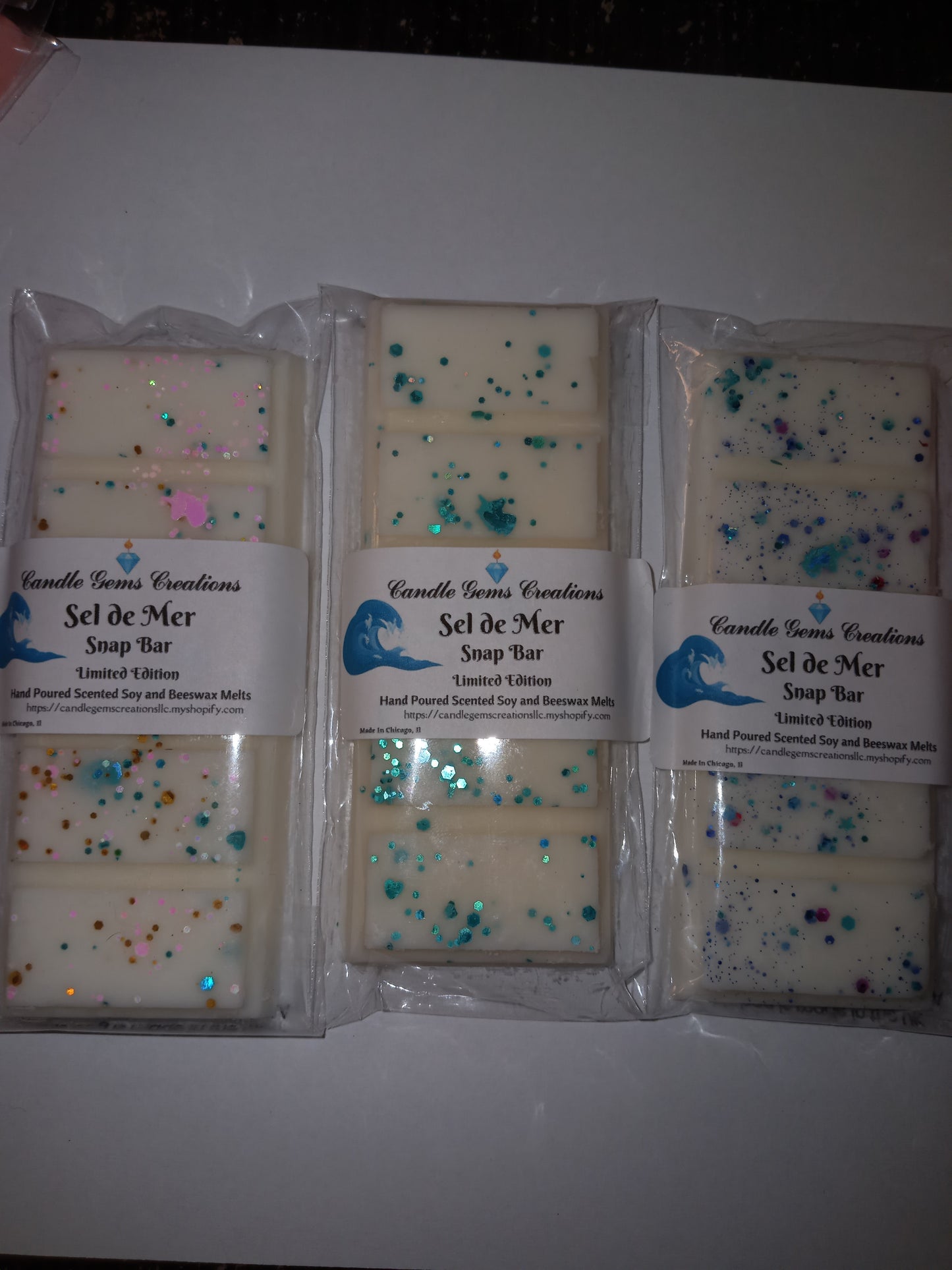 Sel De Mer Soy and Beeswax Snap Bar Wax Melts