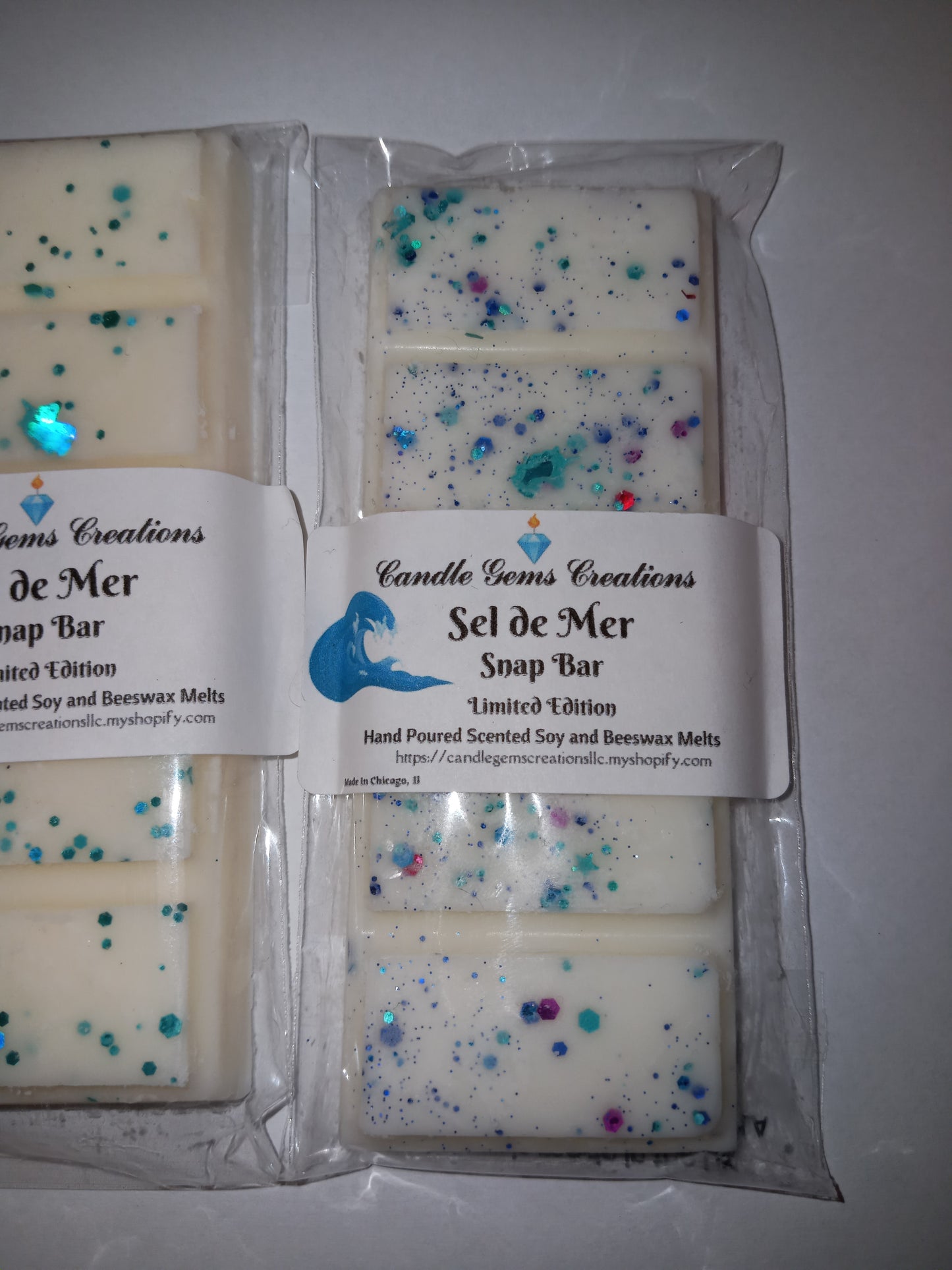 Sel De Mer Soy and Beeswax Snap Bar Wax Melts