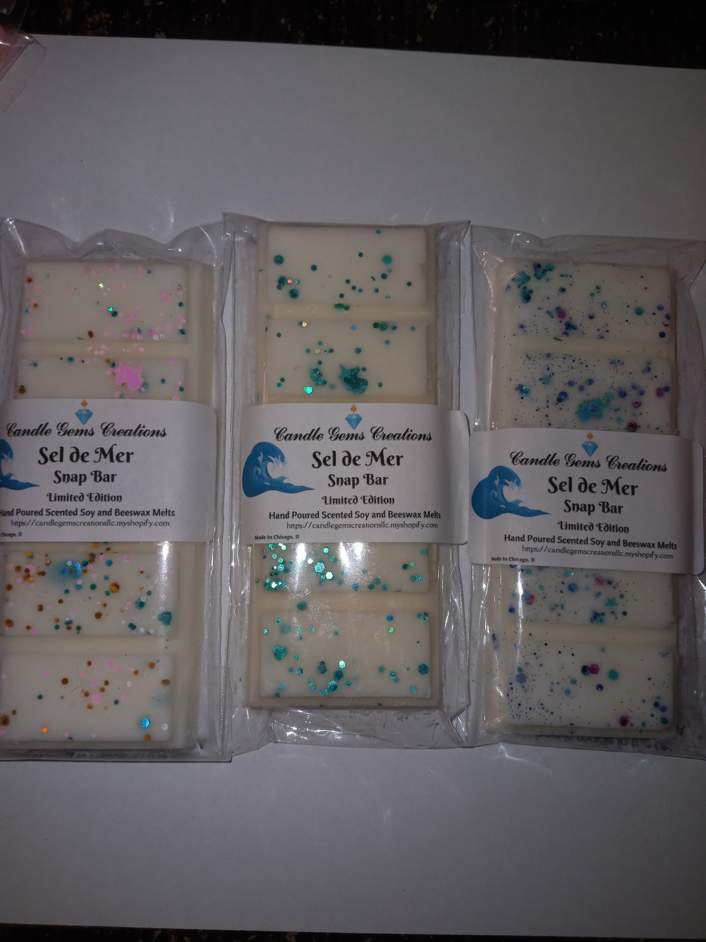 Sel De Mer Soy and Beeswax Snap Bar Wax Melts