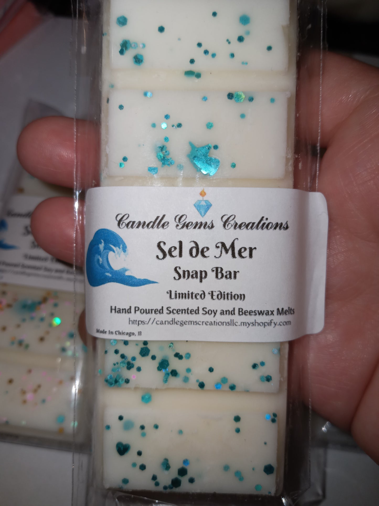 Sel De Mer Soy and Beeswax Snap Bar Wax Melts