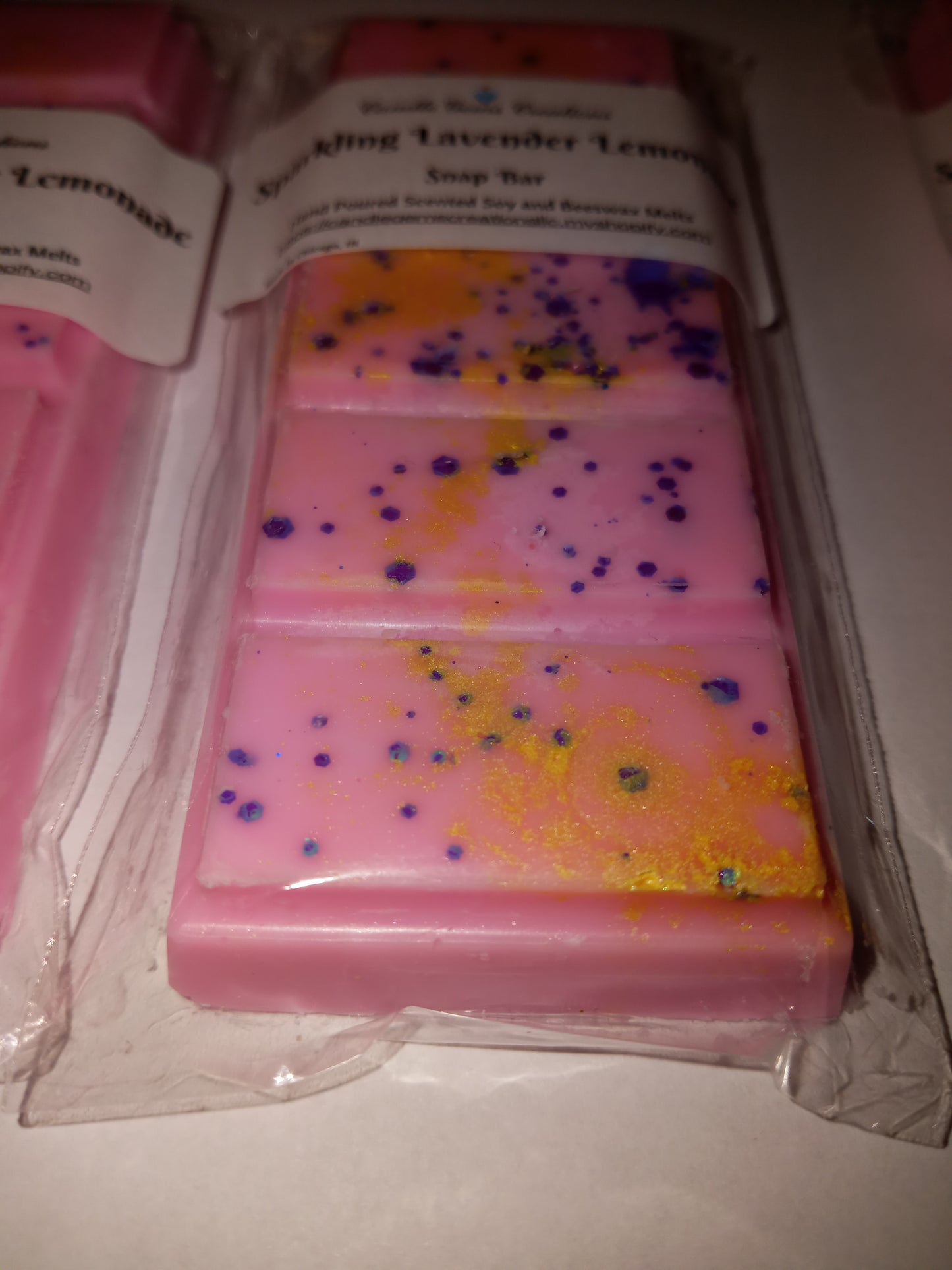 Sparkling Lavender Lemonade Limited Edition Soy and Beeswax Snap Bar Wax Melts