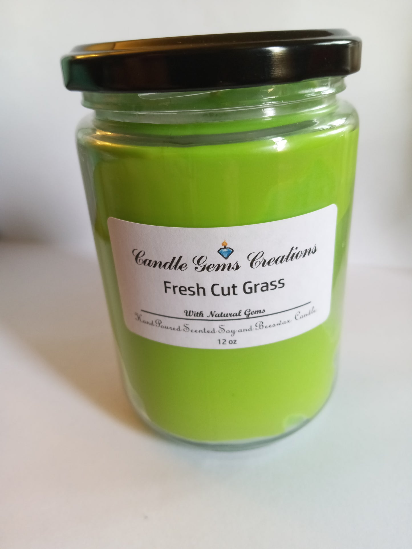 CLEARANCE Fresh cut grass limited edition Candle Hand Poured