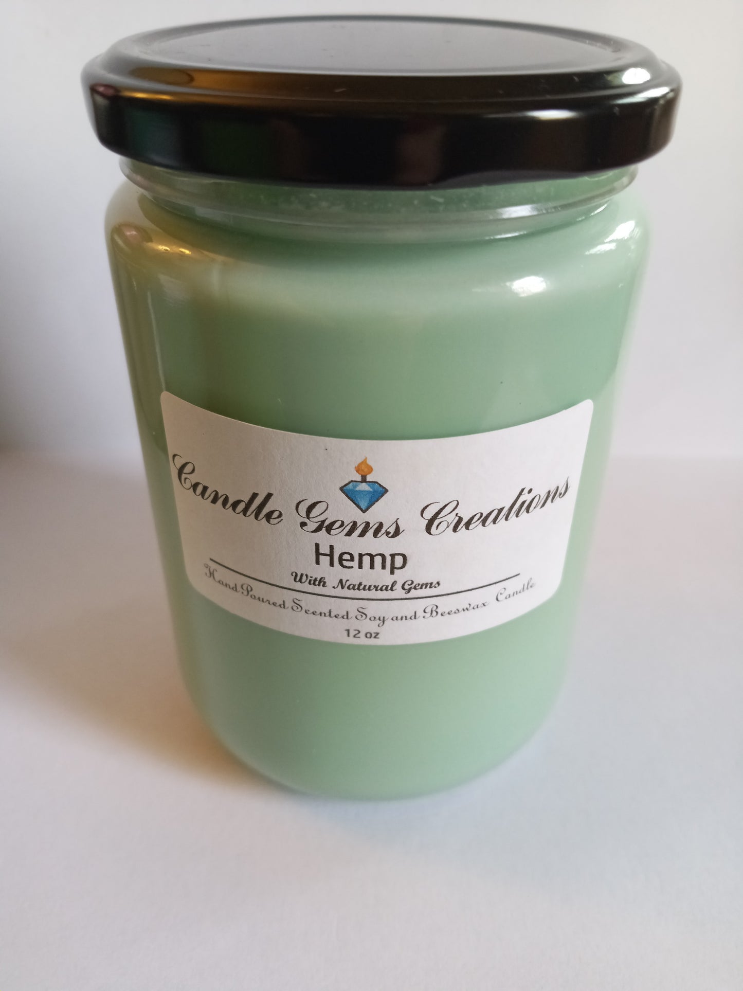 CLEARANCE Hemp Candle Hand Poured