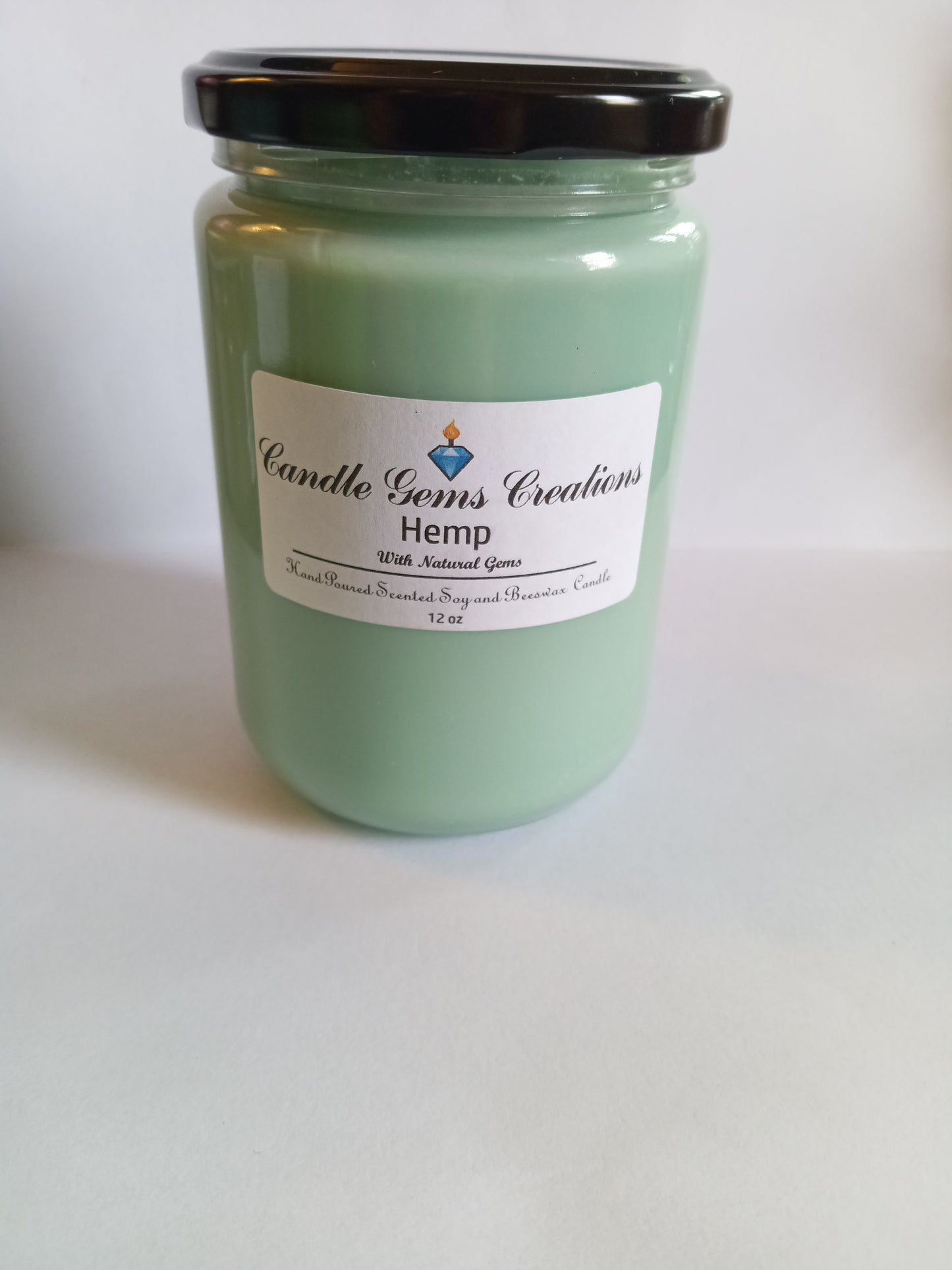 CLEARANCE Hemp Candle Hand Poured