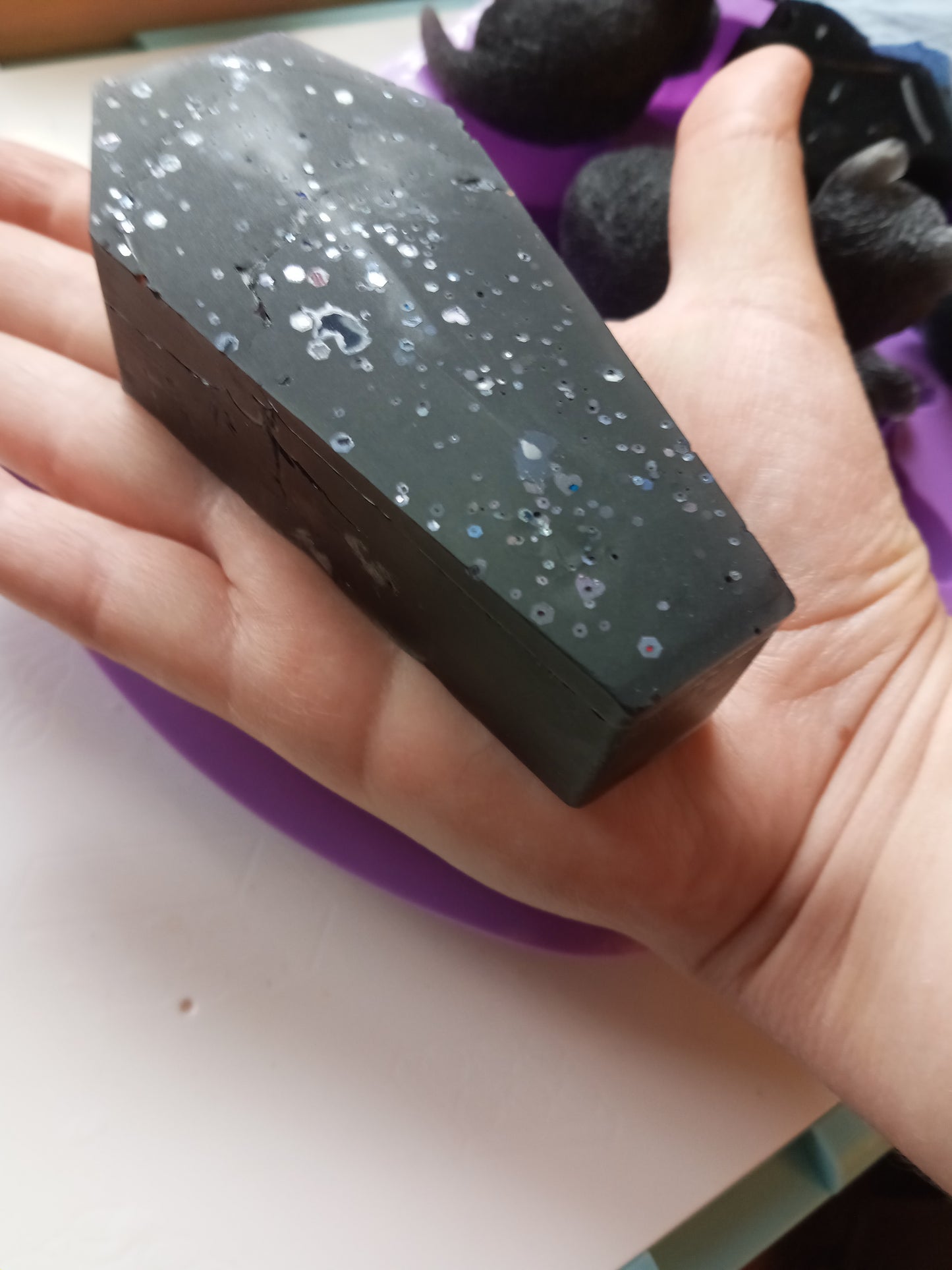 Glitter Coffin Soap