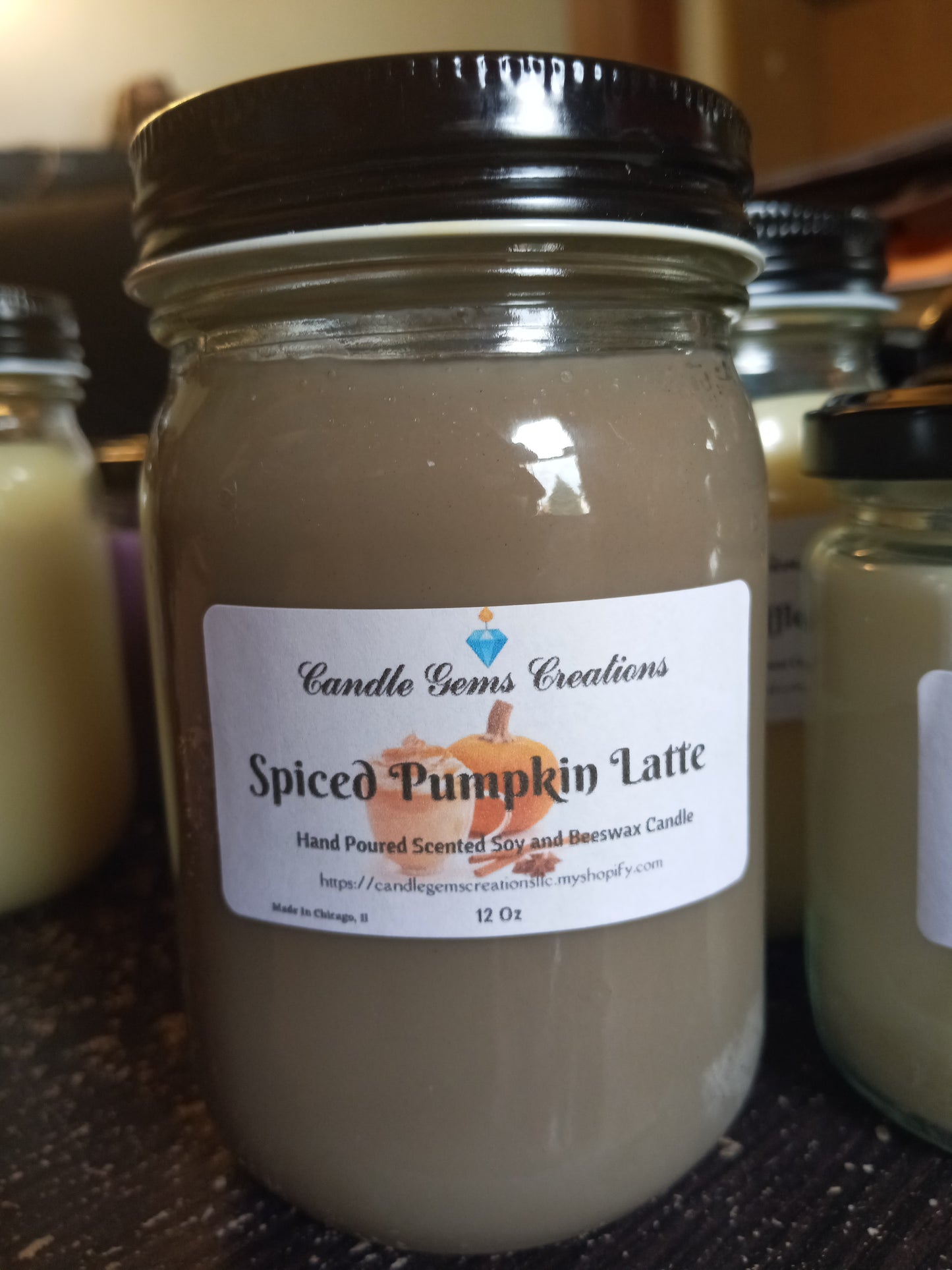 Spiced Pumpkin Latte Hand Poured Candle