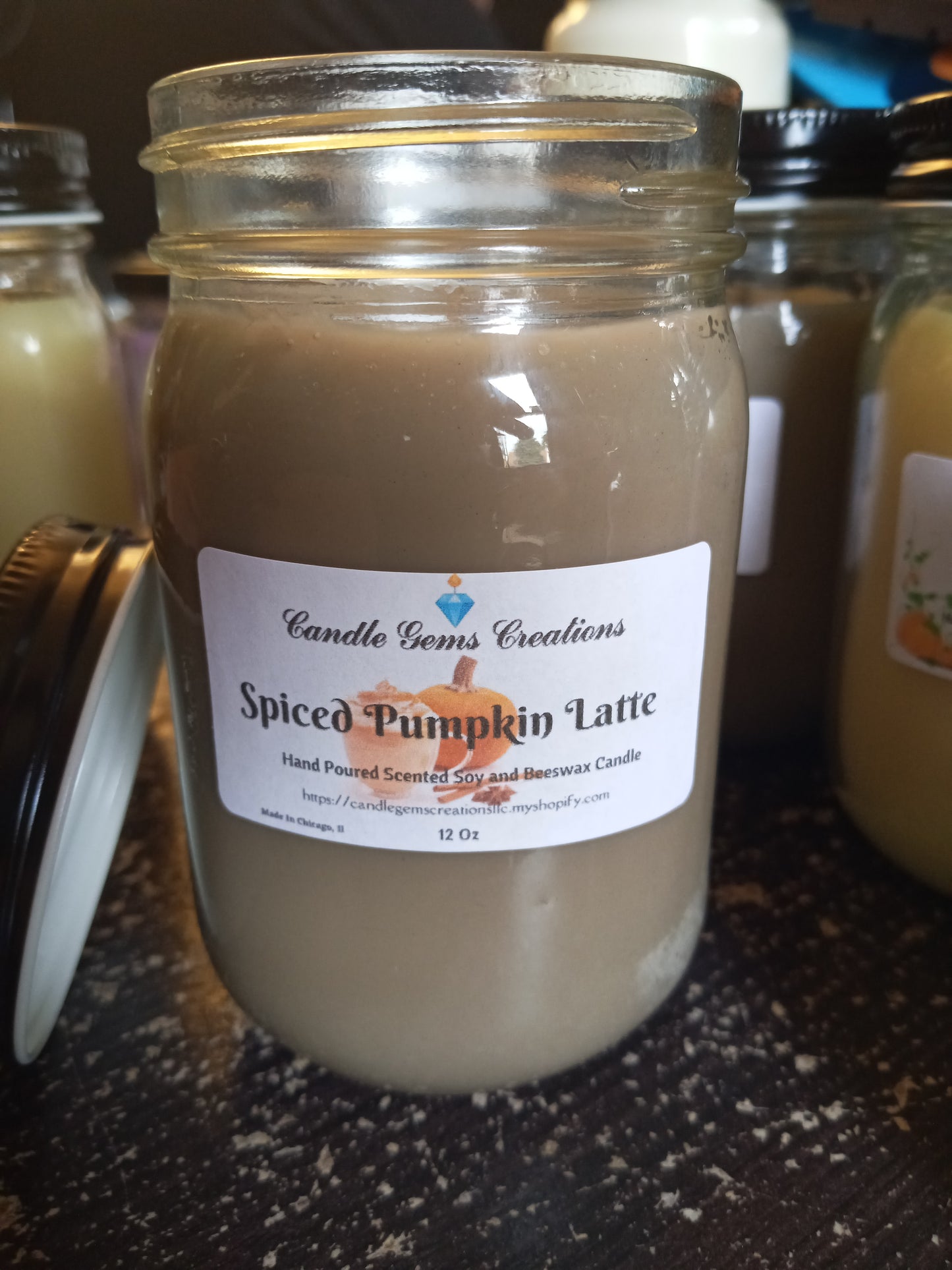 Spiced Pumpkin Latte Hand Poured Candle