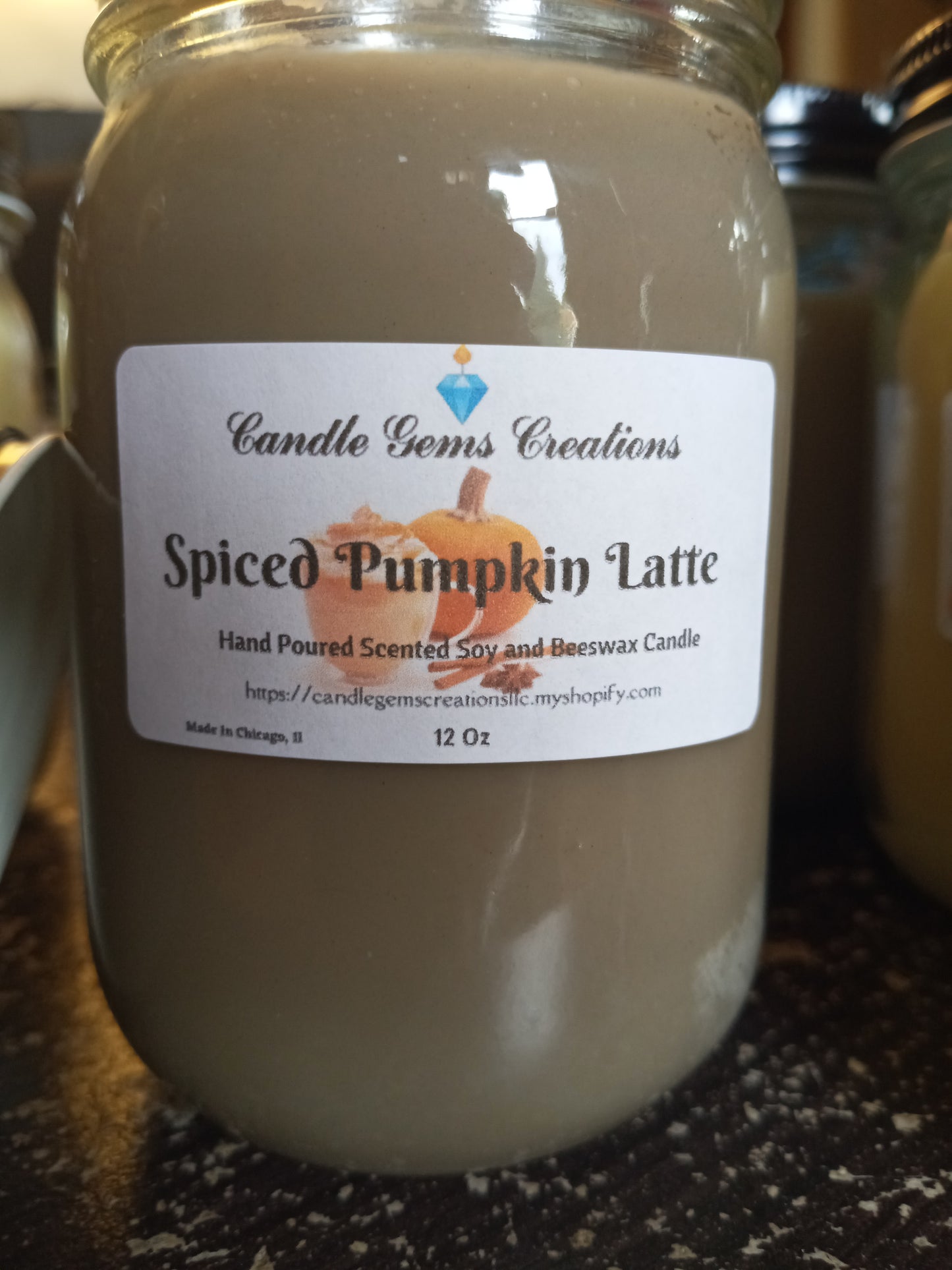 Spiced Pumpkin Latte Hand Poured Candle