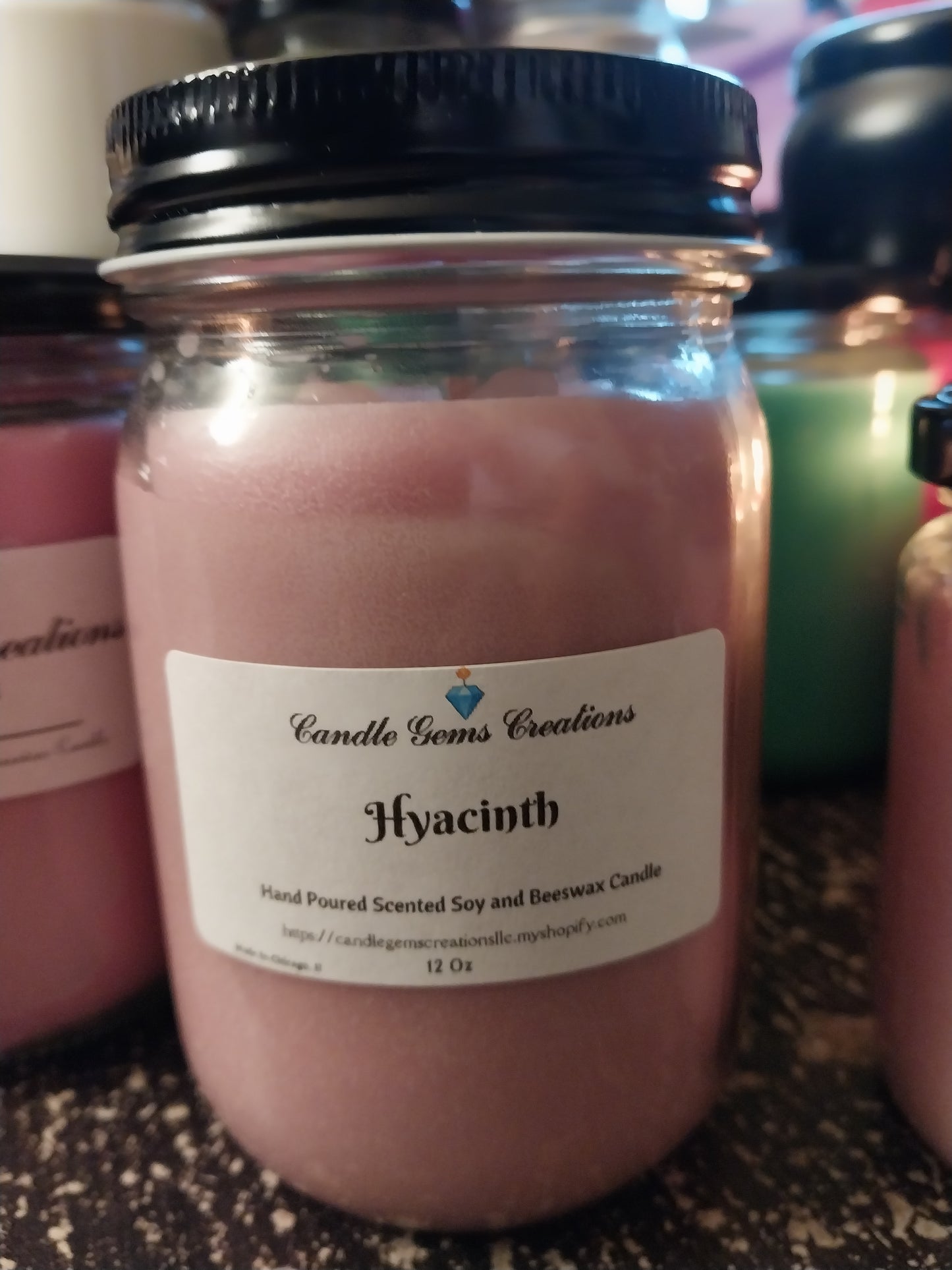 Hyacinth Hand Poured Candle