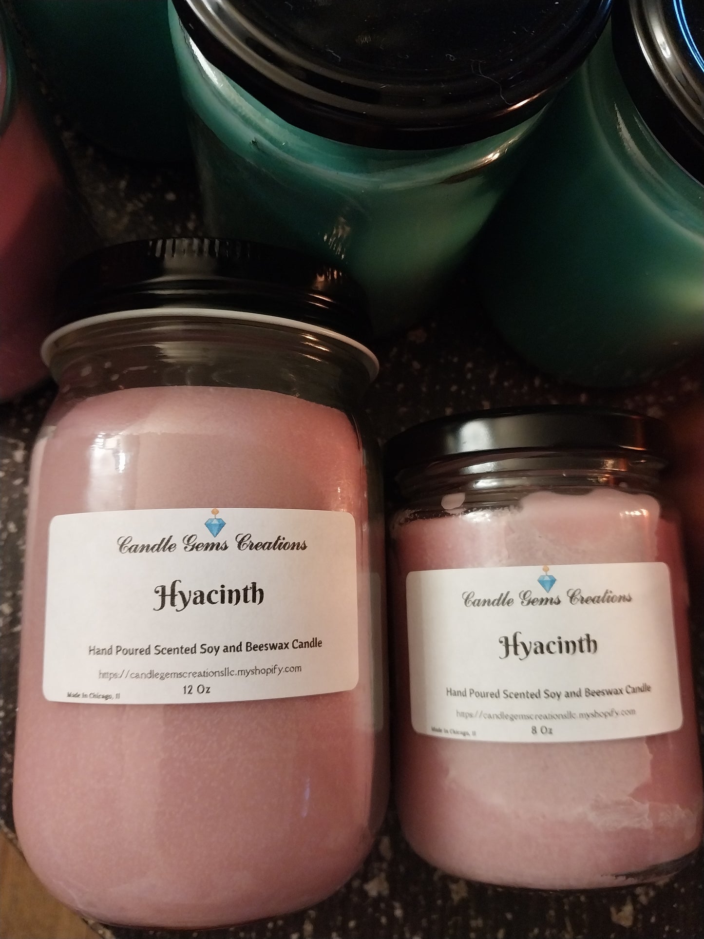 Hyacinth Hand Poured Candle