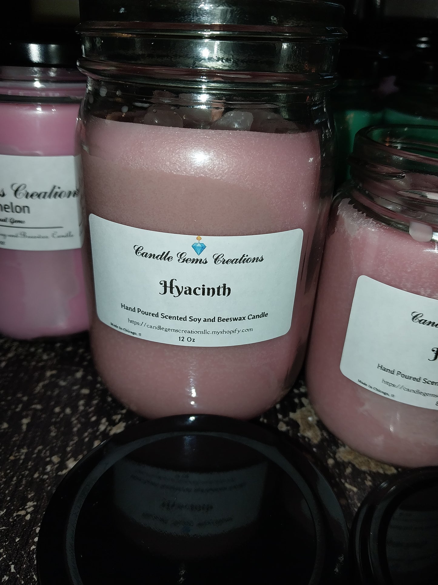 Hyacinth Hand Poured Candle