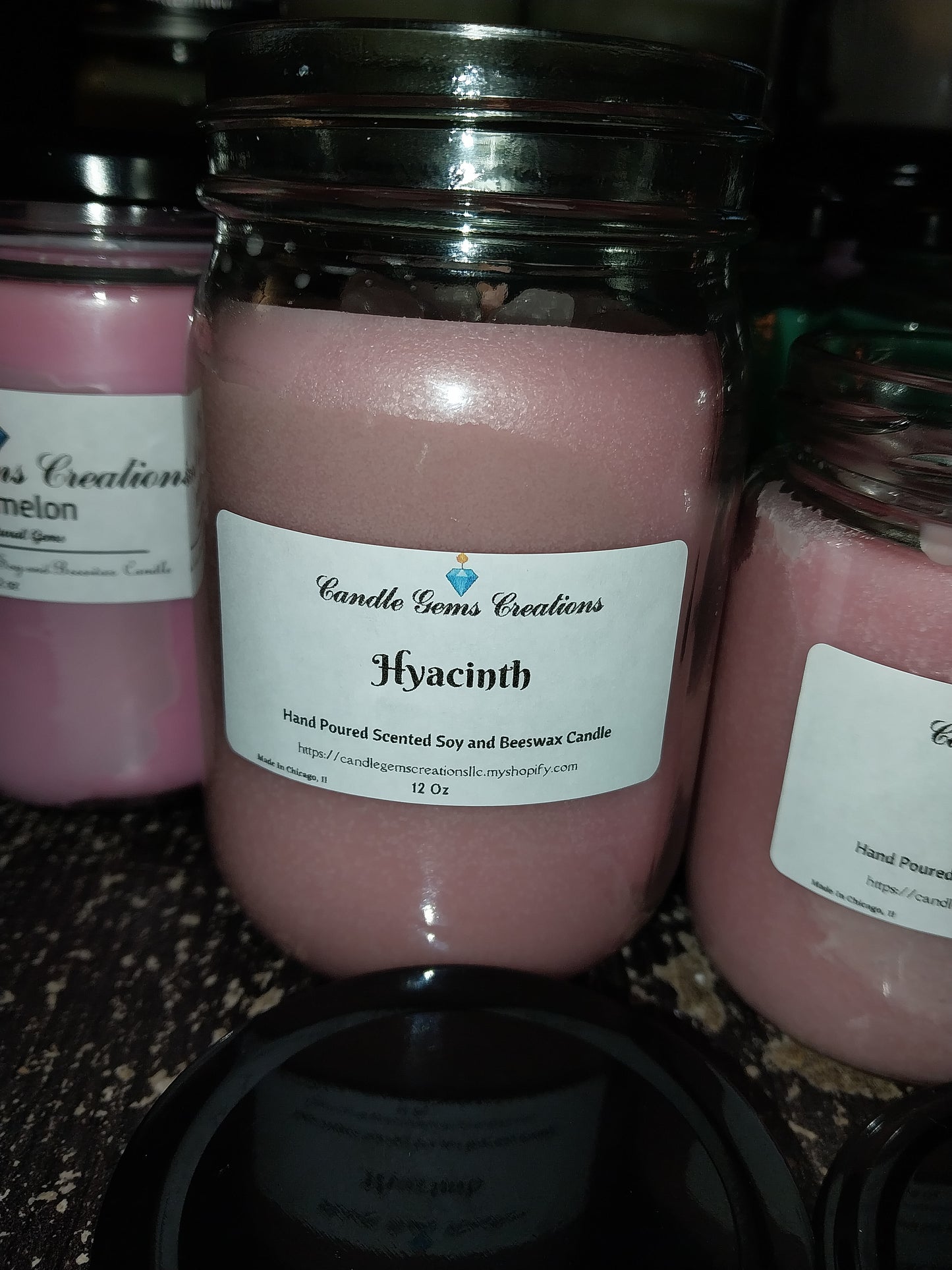 Hyacinth Hand Poured Candle