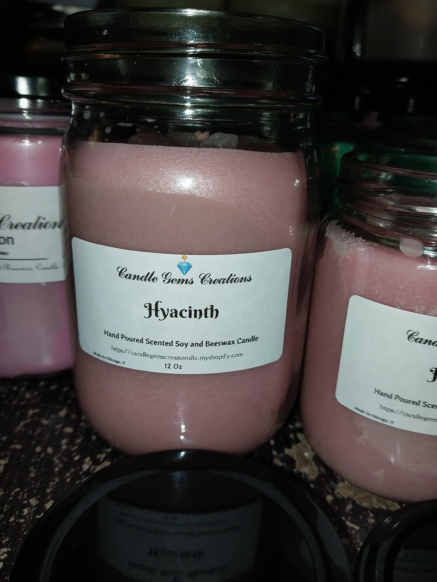 Hyacinth Hand Poured Candle