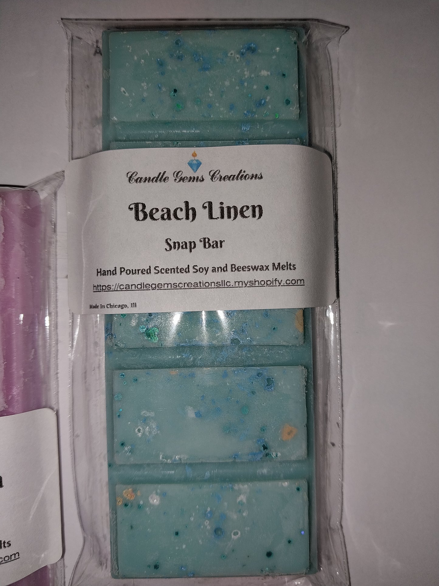 Beach Linen Wax Melt Snap Bar