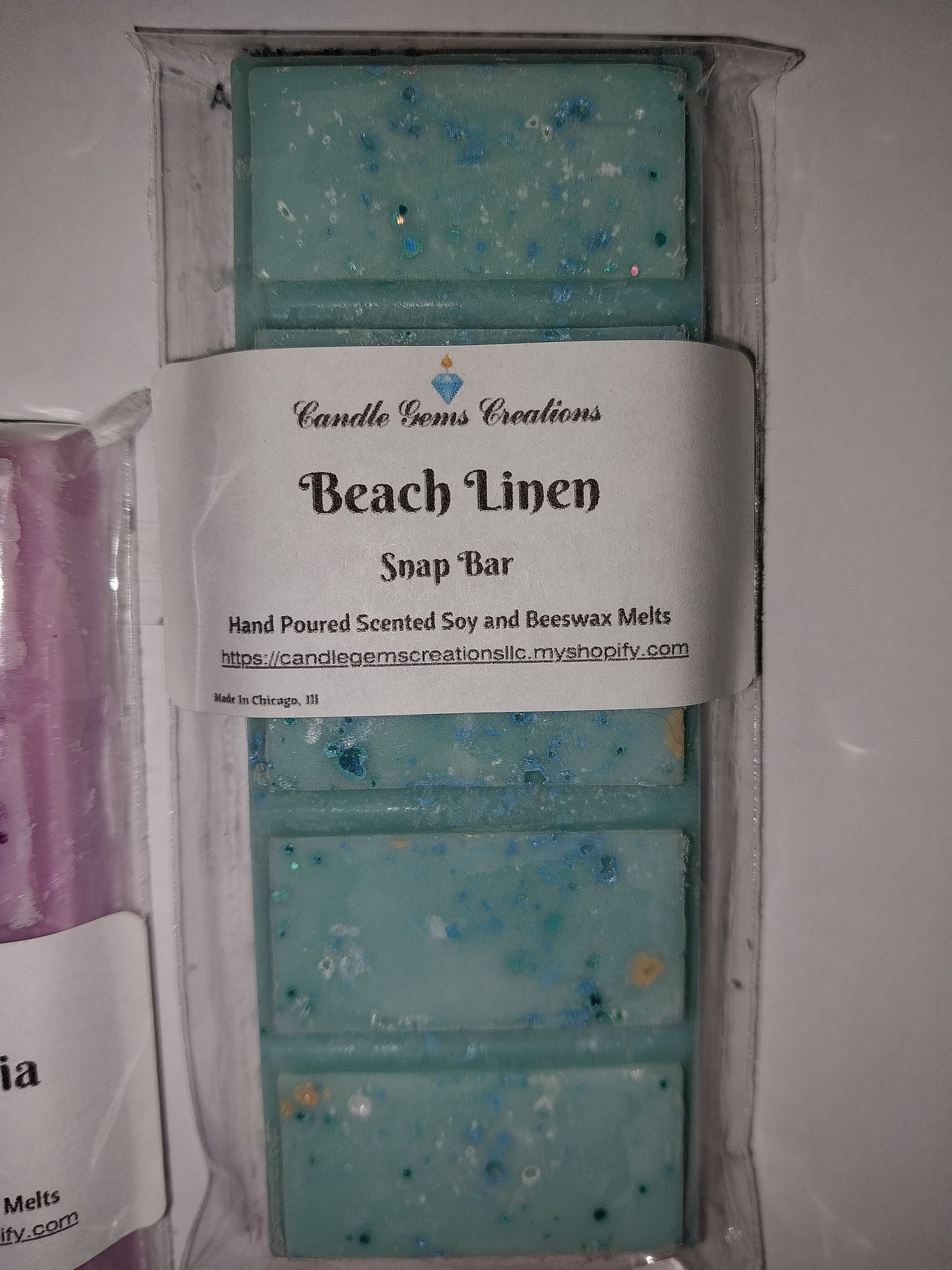 Beach Linen Wax Melt Snap Bar