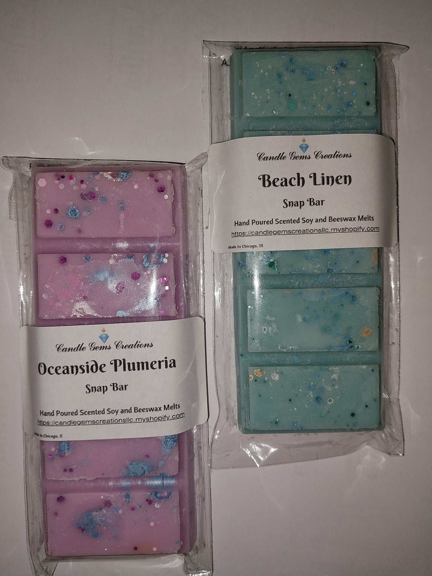 Beach Linen Wax Melt Snap Bar