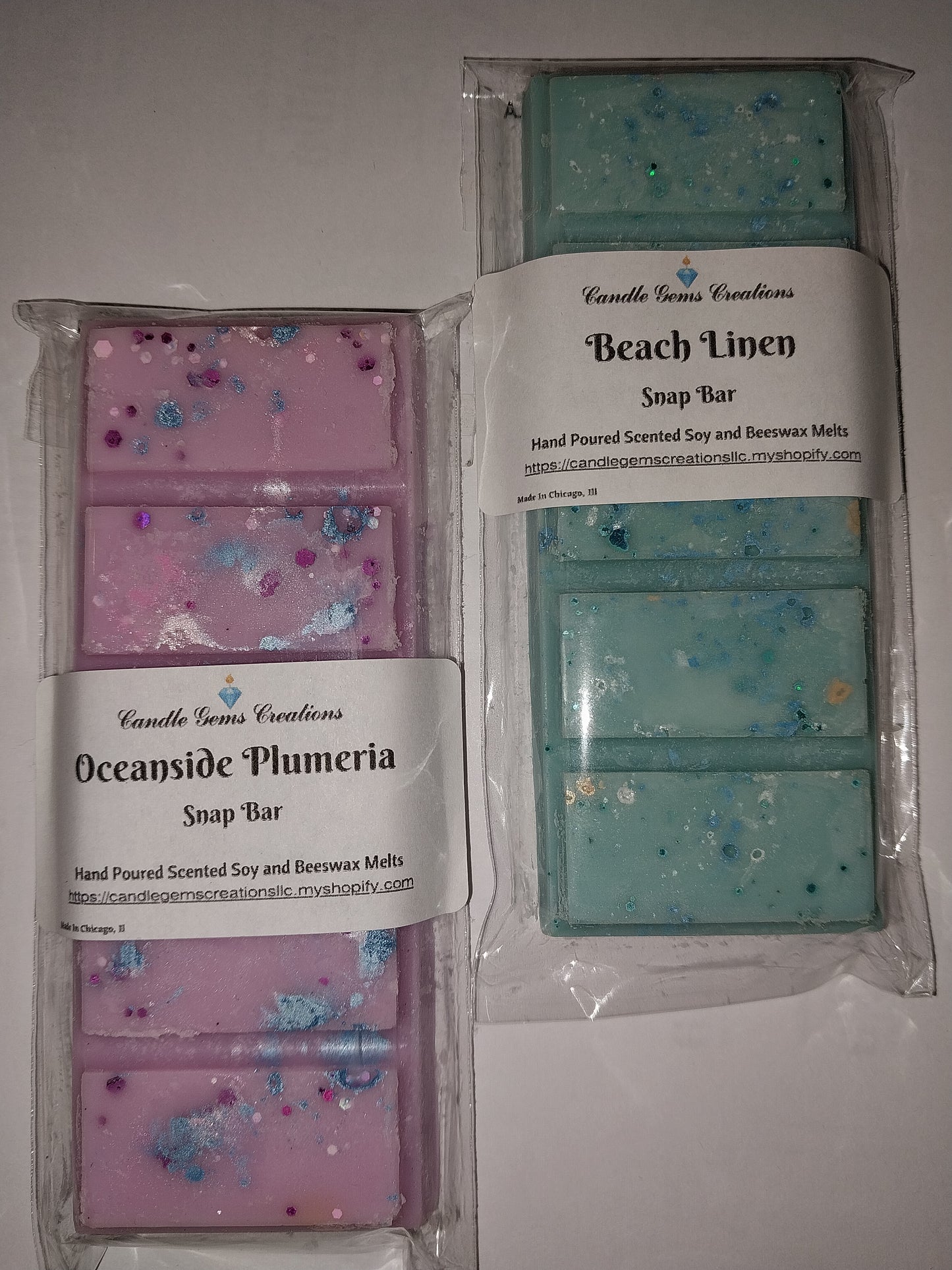 Beach Linen Wax Melt Snap Bar