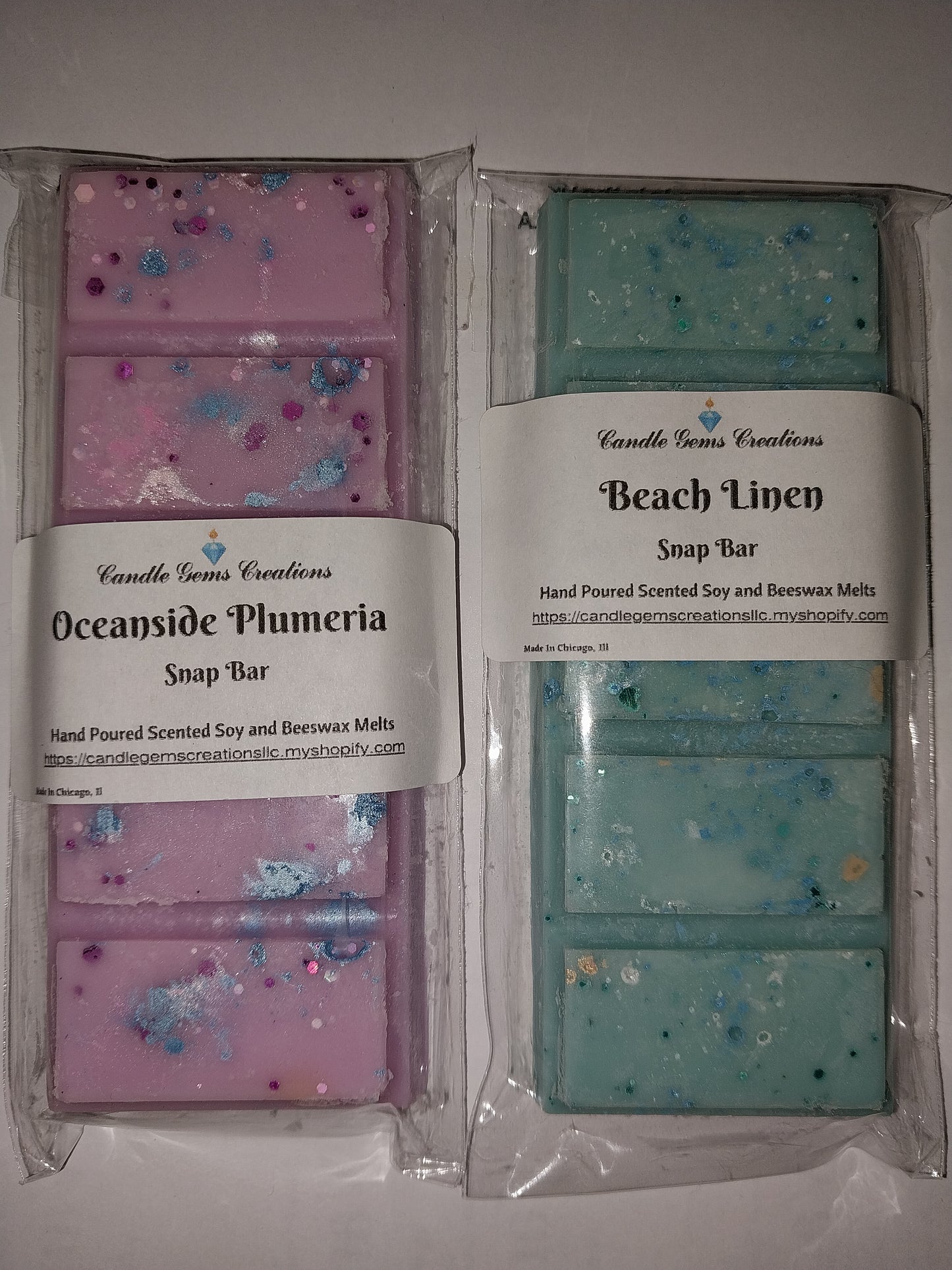 Beach Linen Wax Melt Snap Bar