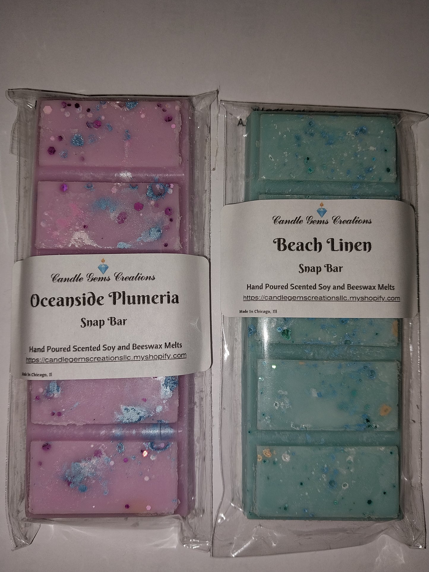 Beach Linen Wax Melt Snap Bar