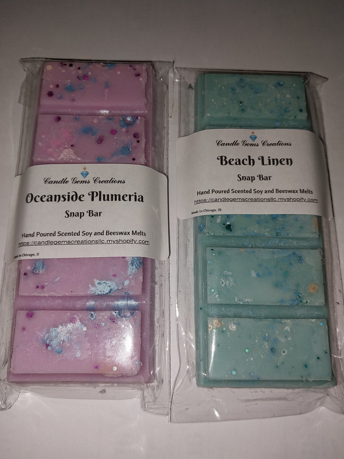 Beach Linen Wax Melt Snap Bar