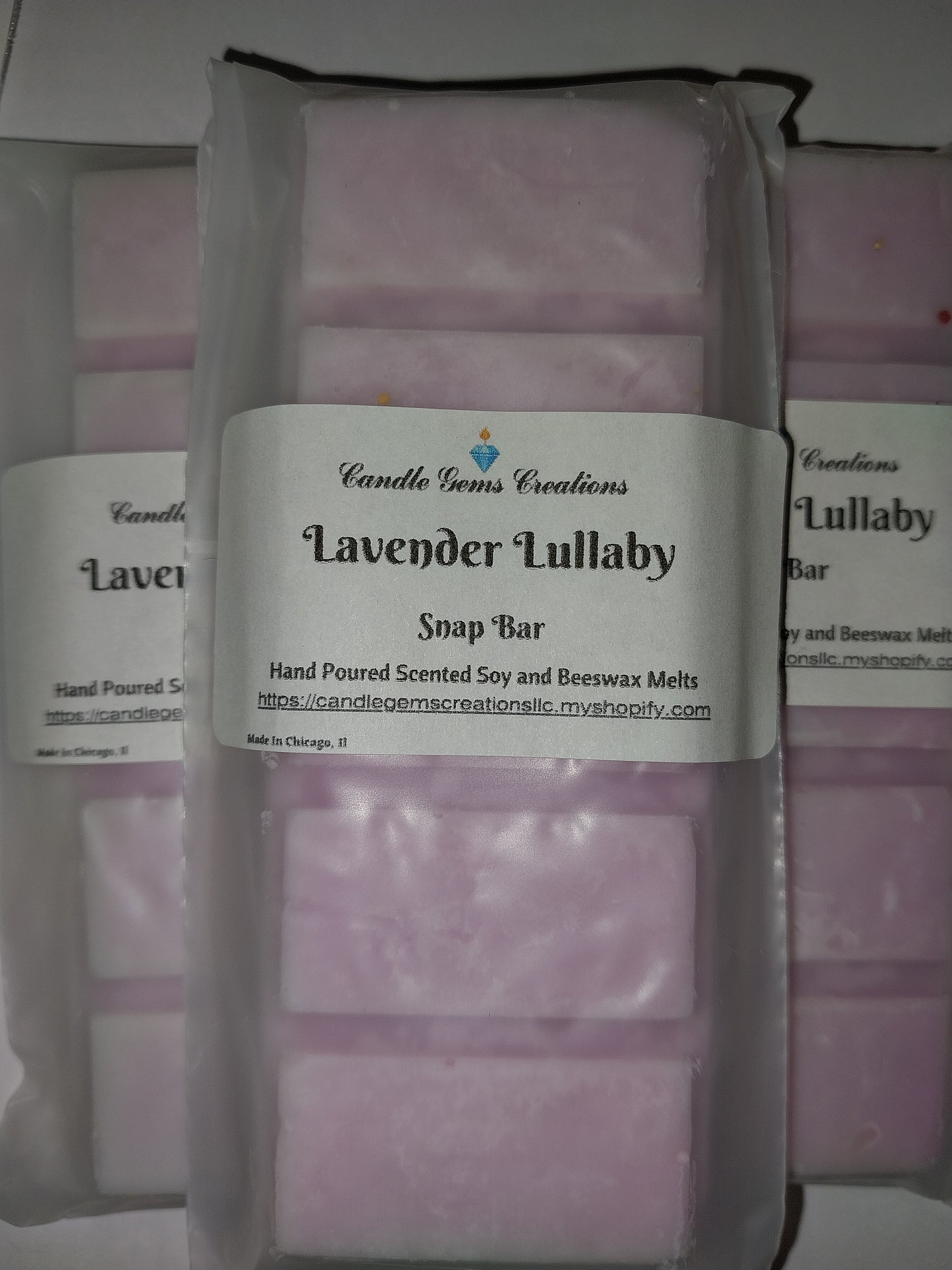 Lavender Lullaby Wax Melt Snap Bar